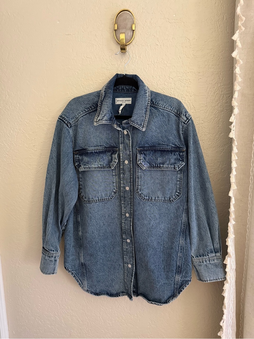 Apiece Apart Blue Denim Jean Jacket